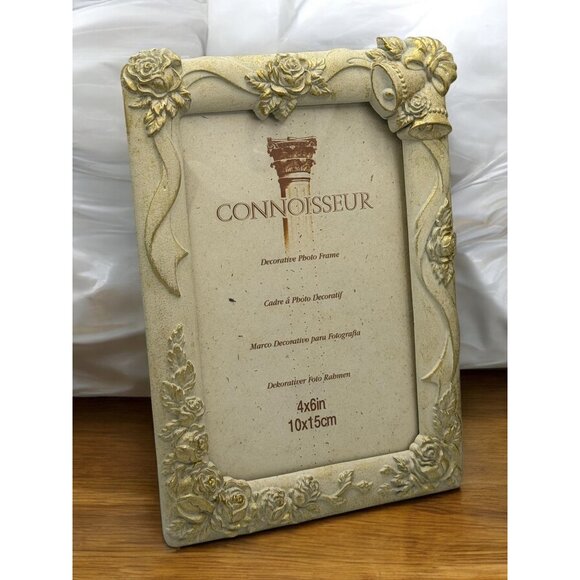 Connoisseur Ornate Floral 4x6 Picture Frame - Picture 3 of 6